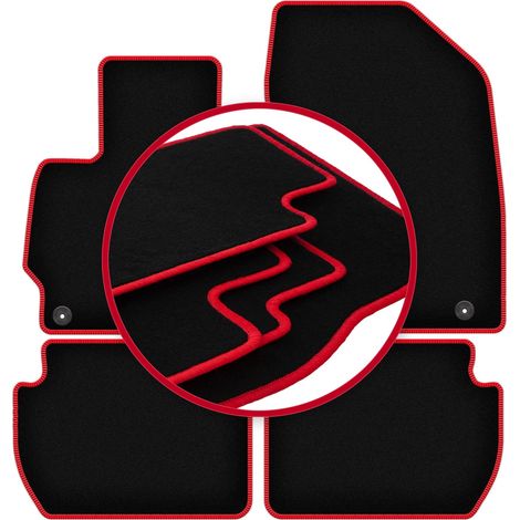 Tappetini auto CARLUX-RED per: Citroen C-Crosser crossover (2007-2012)