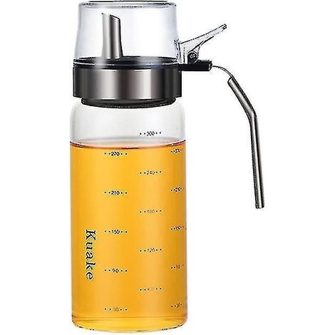 Bouteille de rangement en verre et en acier inoxydable pour conserver les objets (1/2)