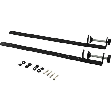 de bureau métallique à fixation murale pour panneau perforé (1/4)