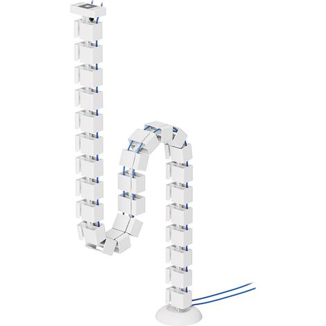 Organizzatore da scrivania per la gestione dei cavi Neomounts ADS06-132WH, colore bianco. (1/5)