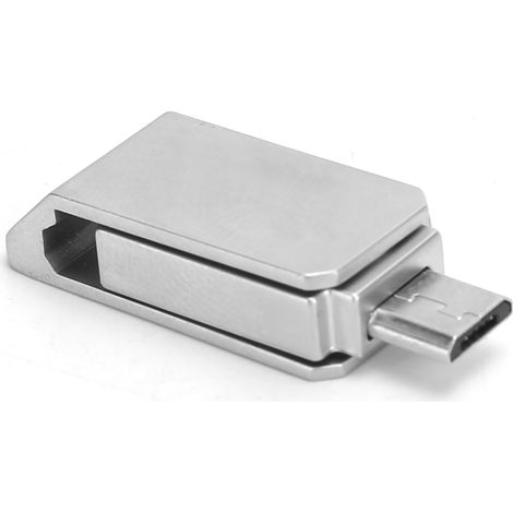 LAMYOO S013 Tragbarer USB 2.0-Stick im Metallgehäuse, Plug & Play für Android-Geräte, Mobilgeräte und Computer, 32 GB (1/5)