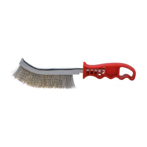 Spazzola manuale OSBORN con manico in plastica e filamento in ottone Ø 0,30 mm