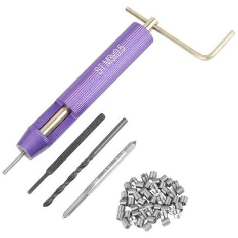 Kit D'insertion Hélicoïdale Filetée M3 Kit Helicoil Kit de Réparation de Filetage M3 Insert en Acier Inoxydable pour les Pièces Nécessitant un Retrait Fréquent (lot de 50) (1/4)