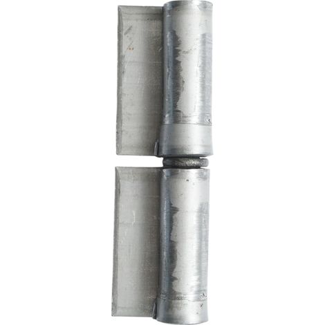 Cerniera saldabile con piastra – 4×120 mm per porta o cancello (1/3)