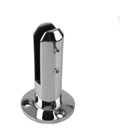 Escalier de piscine en acier inoxydable – Pince de clôture en verre ronde – Résistance et durabilité – 10 10 16 cm – 900 g (1/5)