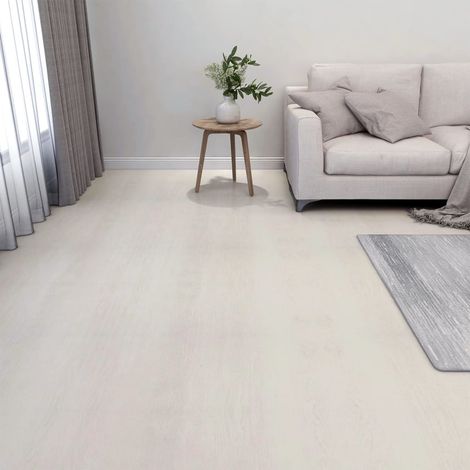 Dalles de plancher autoadhésives 55 pcs PVC 5,11 m² beige vidaXL