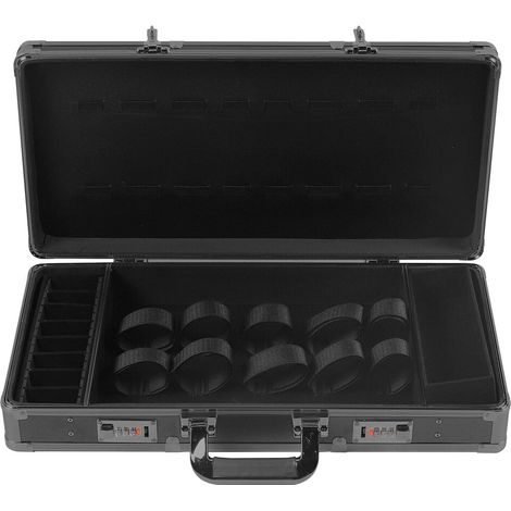 Friseur Werkzeugkasten, Stylisten-Werkzeug-Reise-Tragekoffer Mit Codeschloss, Multifunktions Barber Tool Travel Organizer Case, Friseursalon Trimmer Halter Mit Schultergurten