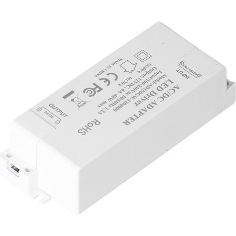 12V 4A 48W LED-Netzteil-Transformator für LED-Streifen, Heimbeleuchtung, 100-240V (1/5)