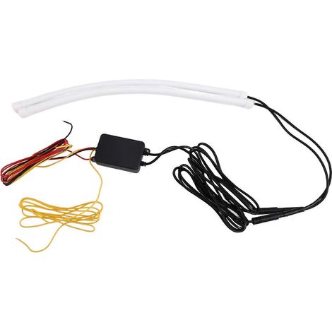 Bande LED séquentielle pour voiture, feux de jour avec clignotants et contrôle par application, 30 cm (1/5)