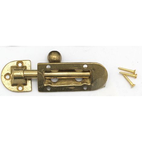 Loquet de porte en laiton Vintage boulons de fenêtre de porte ancienne boucle coulissante serrure de quincaillerie raccords pour porte, portes en bois (1/5)