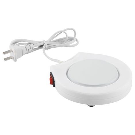 Chauffe-tasse électrique pour bureau - Plateau chauffant pour thé, café, lait - 220-240V (Prise UE rouge) (1/5)