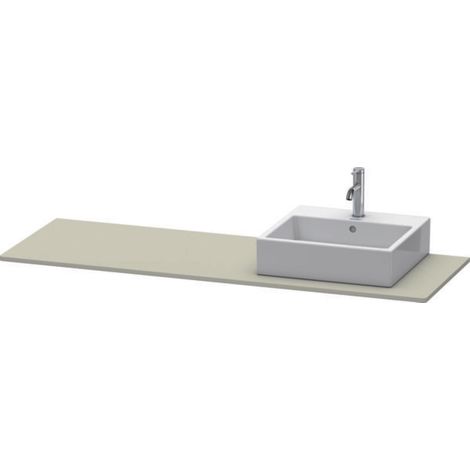 Consolle Duravit XSQUARE 16x1600x550mm con taglio dritto tortora sdm (1/3)