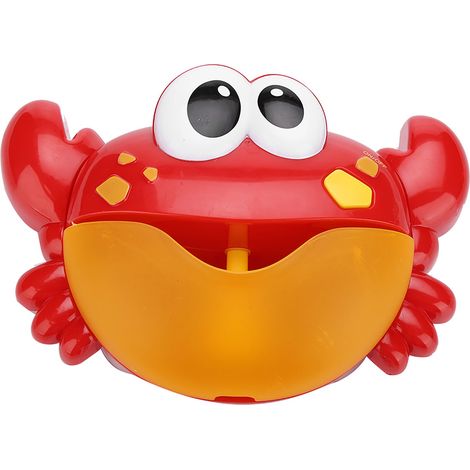 Machine à Bulles en Forme de Crabe Cartoon, 12 Chansons pour Enfants, Jouet de Bain Amusant
