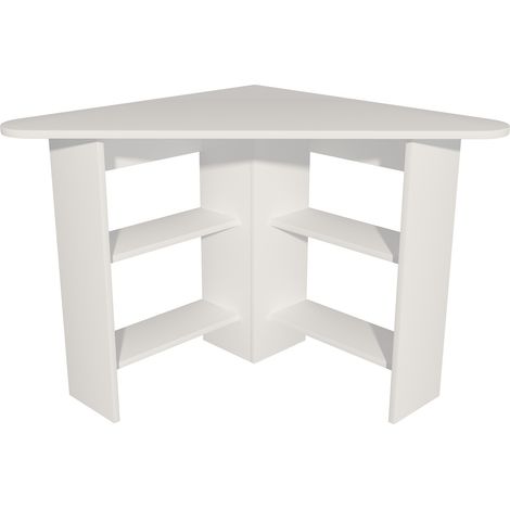 Holzschreibtisch "Corner " - 80 x 80 x 73 cm - Weiß