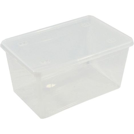 Boîte transparente avec couvercle 585x390x h 300 mm (1/2)