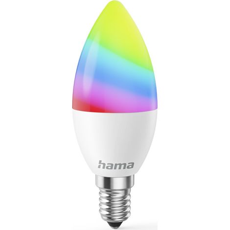 AMPOULE WLAN E14, 4,9W, MATTER, BOUGIE, RVBB, INTENSITé VARIABLE HAMA (1/3)