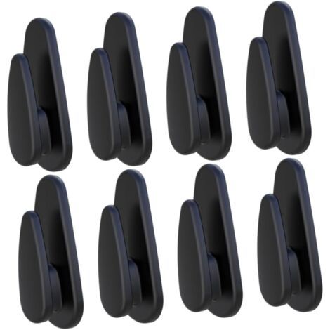 Crochets intérieurs auto-adhésifs multifonctionnels, lot de 8, crochets compacts pour voiture, gain de place, accessoire pratique pour les conducteurs (1/5)