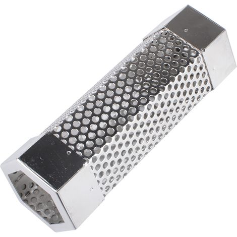 Tube À Granulés - Acier Inoxydable 304 - 15 Cm - Forme Hexagonale - Pour Barbecue Et Fumoir - 1 Pièce (1/5)