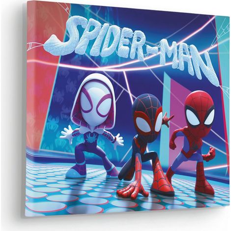 Komar Canvasbild Marvel Spidey and His Amazing Friends Glowy Spideys - 30 x 40 cm (1/2)