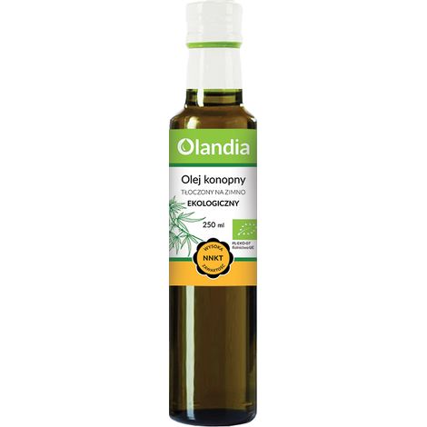 Aceite de cáñamo orgánico prensado en frío 250 ml - Olandia