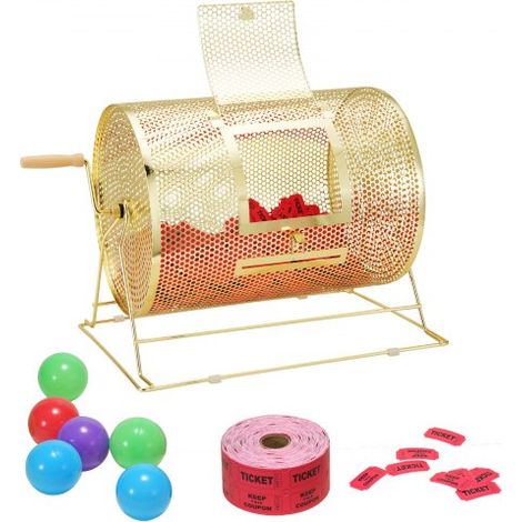 Tambour de Tombola Loterie Loto Capacité 5000 Billets ou 200 (1/5)