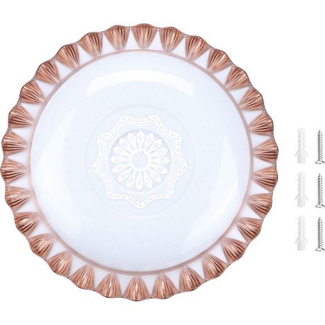 Plafonnier intelligent LED multicolore RGB&WW 48 W 15 pouces avec commande vocale Wi-Fi, alimentation AC 85-265 V (1/5)