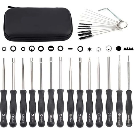 Lot de 14 outils de réglage de carburateur avec vis Vis à tête hexagonale pour petit moteur à 2 temps pour Poulan Remplacement pour Husqvarna pour STIHL pour Echo tronçonneuse Trimmer