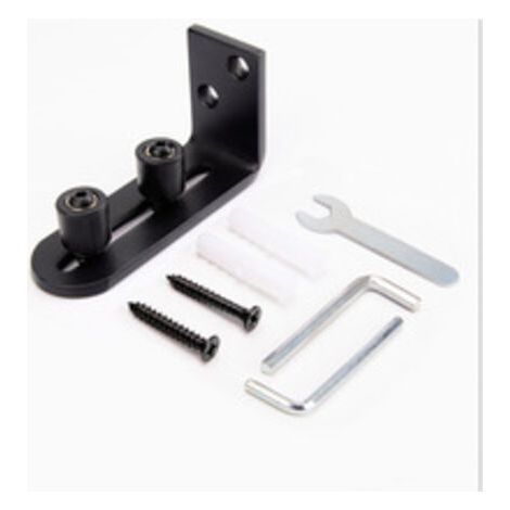 CSPARCV 2-piece sliding door system: track, floor guide, sliding door: 8-in-1 sliding door system, floor guide, sliding door guide, wall guide, Perfect