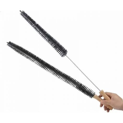 Brosse de nettoyage pour machine à laver (noire, 70 cm et 75 cm), brosse pour conduit d'évacuation du sèche-linge (brosse pour paroi intérieure) (1/5)