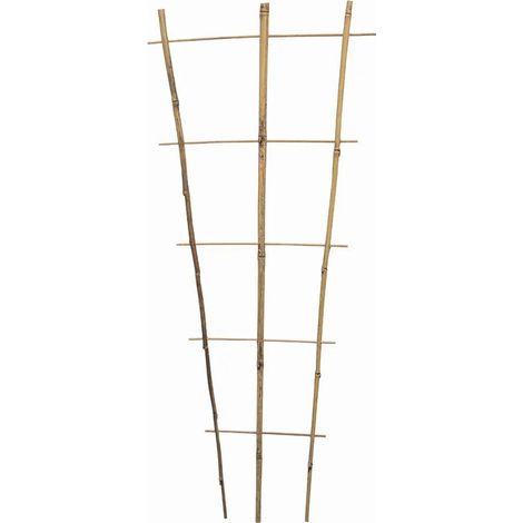 Treillis en bambou 110 x 40 cm – support pour plantes grimpantes, monté
