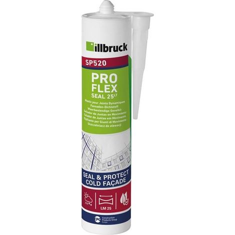 NEC+ ILLBRUCK - Mastic colle hybride polymere SP520 blanc 310ml