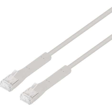 INTELLINET Cat6a F/FTP FlexiBoot Slim Patchkabel 1,5m grau 10G 500MHz LSZH Kupfer Litzendraht äusser