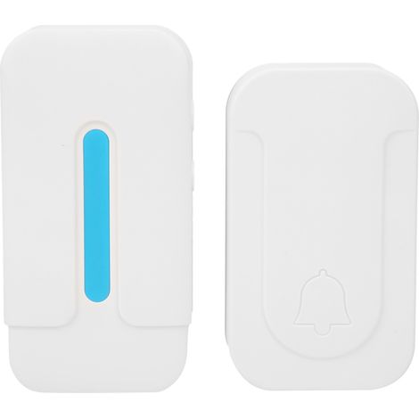 Sonnette sans fil intelligente avec bip sonore autonome, télécommande à induction, étanche, prise UE 100-230 V (1/5)