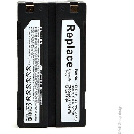 NX - Batterie GPS 7.4V 2000mAh - 2951838403466075203045145-4454344EI-D-LI1 (1/3)