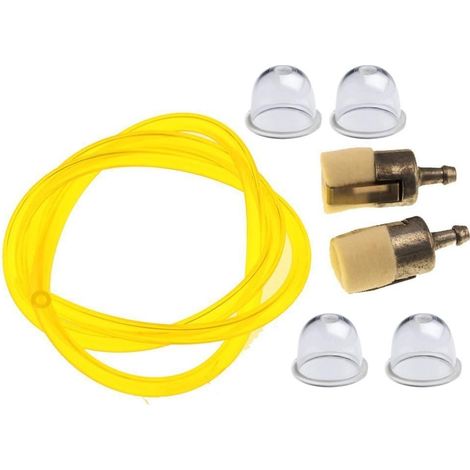 Tuyau de carburant de 0,6 m avec ampoule d'amorçage Compatible with filtre à carburant GX22 GX25 GX31 GX35 HLT422 ULT425 UMK431 UMK435 HHB25 HHHHH25 HHT31S HHT35S WX10 FG110