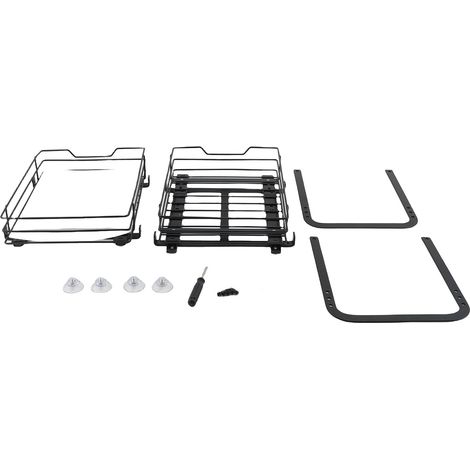 Étagère Assaisonnement Tirable 2 Niveaux Hauteur Réglable Fer Robuste – Organisateur Condiment Glissant Intérieur Armoire Placard S (1/4)
