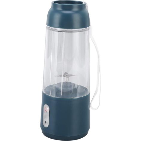Elektrischer Entsafterbecher USB-Fruchtsaftmixer 300 ml Mini-Tragbarer Wiederaufladbarer Entsafter Eis-Smoothie-Reisemixer mit Selbstreinigung grün (1/5)