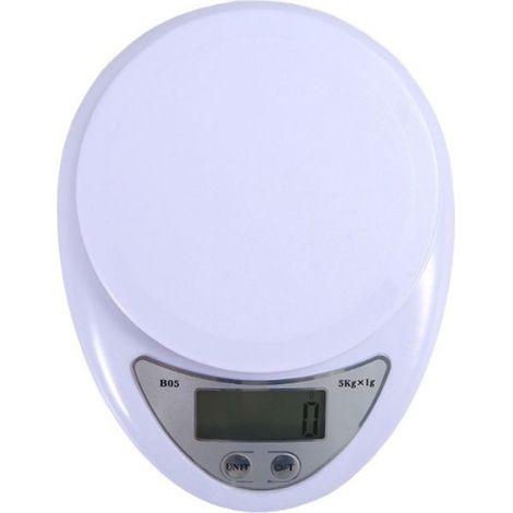Petite balance de cuisine numérique de précisionBalance alimentaire, balance de cuisine, balance de régime 5 kg/1 g, numérique LCD (1/4)