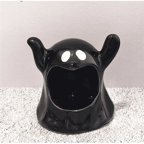 Candle Holder - Ceramic - Halloween Theme - Hamster Nest Design - Summer Shelter - 1 Piece (1/5)