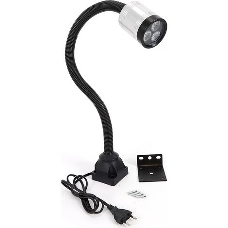Industrial Flexible LED Work Light CNC Lathe Machine Working Lamp & Fixed Base (1/5)