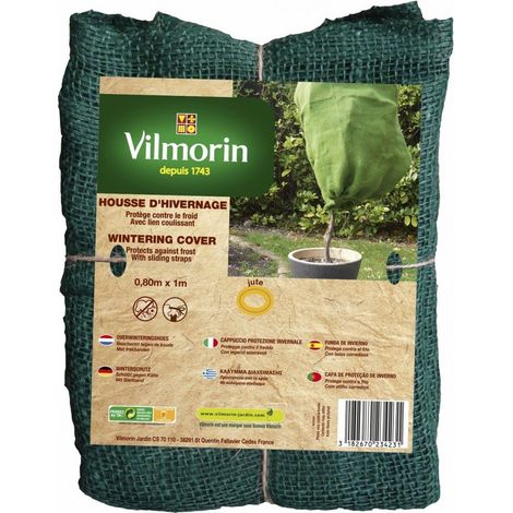VILMORIN Custodia per inverter in juta verde, 0,80 m x 1 m, colore: viola