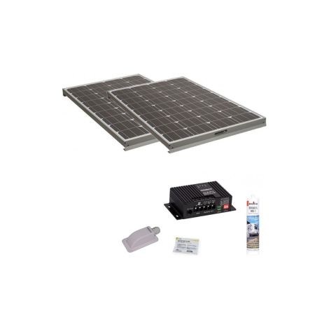 Pack ANTARION 2x Panneaux solaire 120W + kit de pose avec régulateur MPPT 320W 20A (1/5)