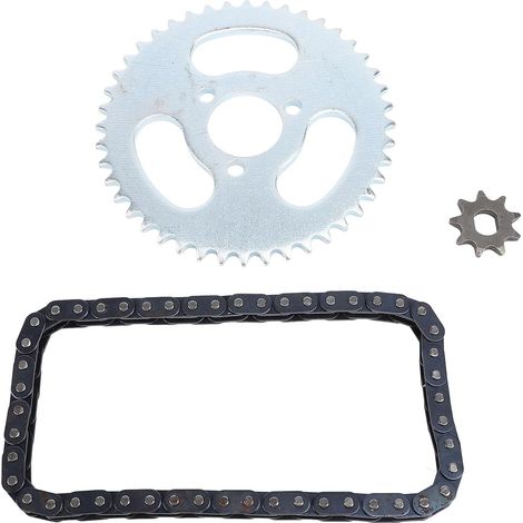 Votre Trajet avec le Kit de Pignons Avant et Arrière T8F – Chaîne T8F 50 Maillons, Pignon Arrière 44 T et Avant 9 T, Karts et Motos modifiés.