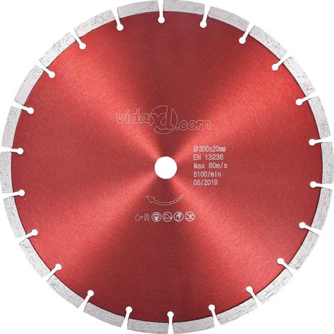 Disque de coupe diamanté Acier 300 mm (1/4)