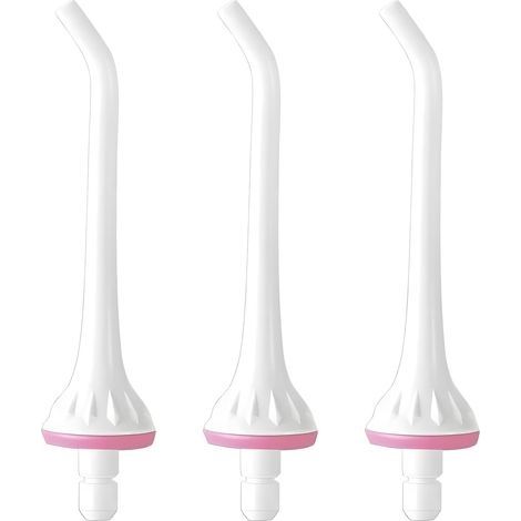 Lot de 3 Embouts de Rechange pour Hydropulseur Oralfree, Nicwell, Nicefeel, COSLUS, Mospro, Zerhunt, Buses à Jet d'Irrigateur Buccal, Matériau ABS Durable, Blanc