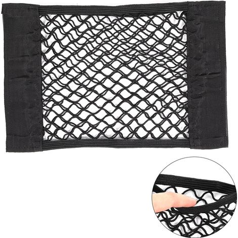 Filet élastique universel pour coffre de voiture, rangement latéral en mesh pour bagages, organiseur de malle (1/5)