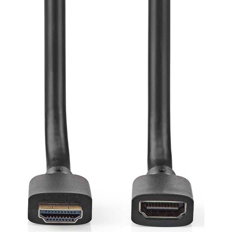 Nedis Ultra High Speed HDMI ™ -Kabel / HDMI™ Stecker / HDMI™ Ausgang / 8K@60Hz / 48 Gbps / 1.00 m / Rund / 7.9 mm / Schwarz / Box