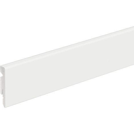 Neuhofer Fußleiste 220 cm x 60 x 11 mm weiß Sockelleisten & Fußleisten (1/3)