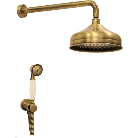 Retro-Duschkopf und Duscharm-Set in antiker Bronzefarbe Sphera K43735522AOA Bronze
