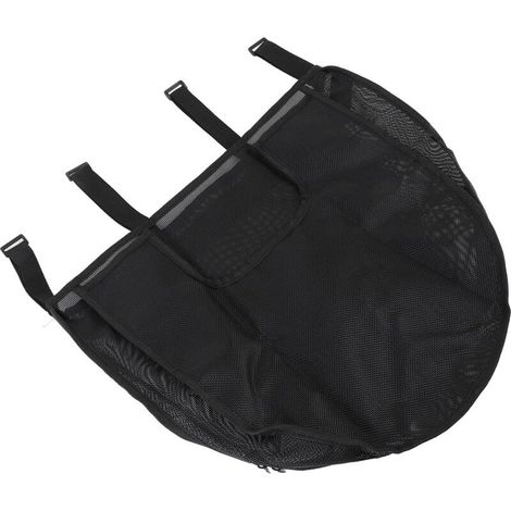 Borsa portaoggetti da bagno a parete – Organizer per bambini di grande capacità in tessuto nero, ideale per giocattoli e accessori